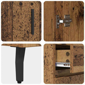 Credenza con cassetto Legno vecchio 69,5 x 34 x 90 cm 881636