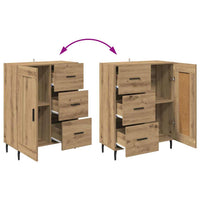 Credenza con cassetto Rovere artigianale 69,5 x 34 x 90 cm 881637