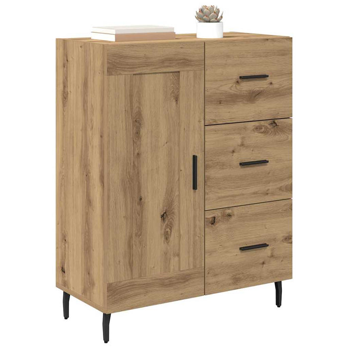 Credenza con cassetto Rovere artigianale 69,5 x 34 x 90 cm 881637