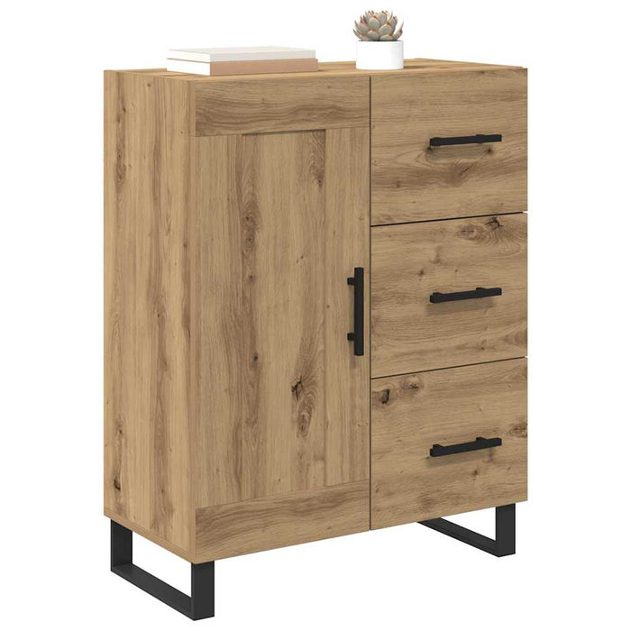 Credenza con cassetto Rovere artigianale 69,5 x 34 x 90 cm 881646