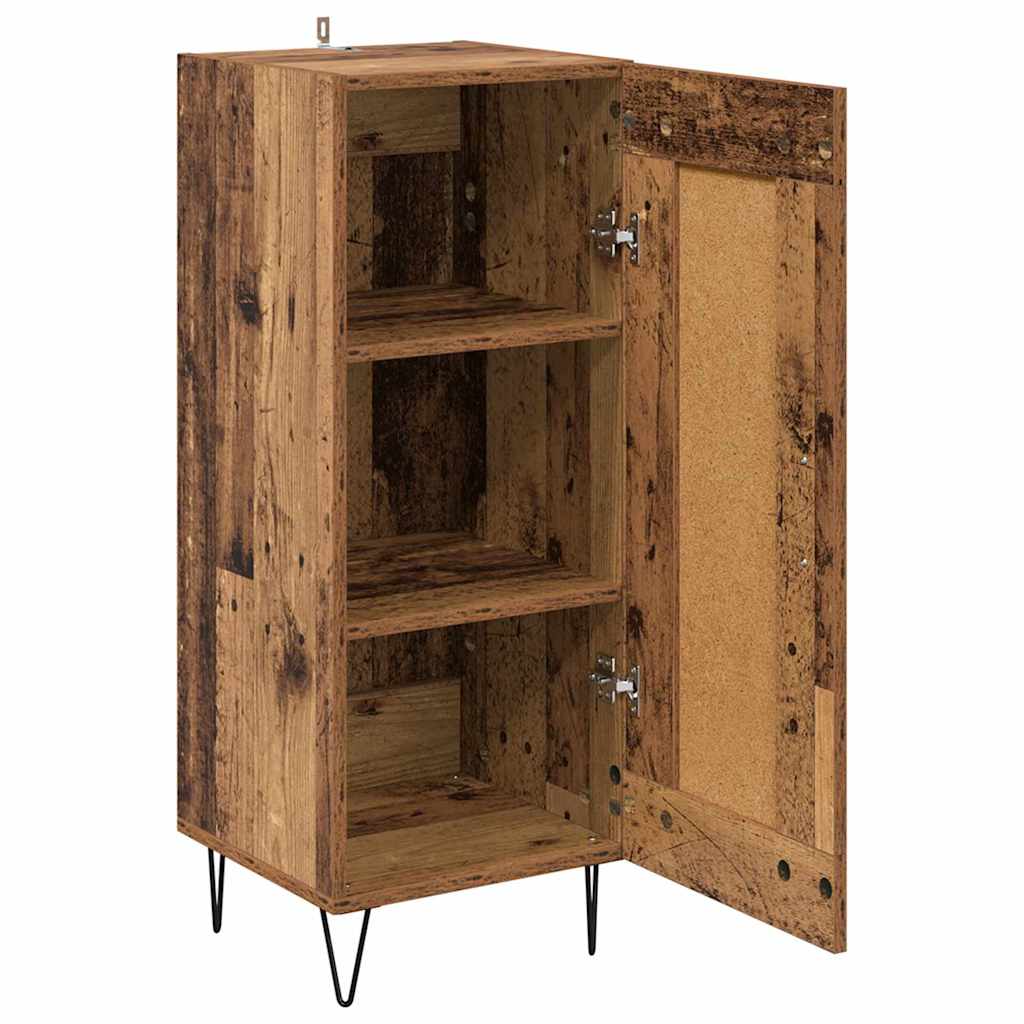 Credenza-Buffet-Armadio da cucina Legno vecchio 34,5 x 34 x 90 cm 573126