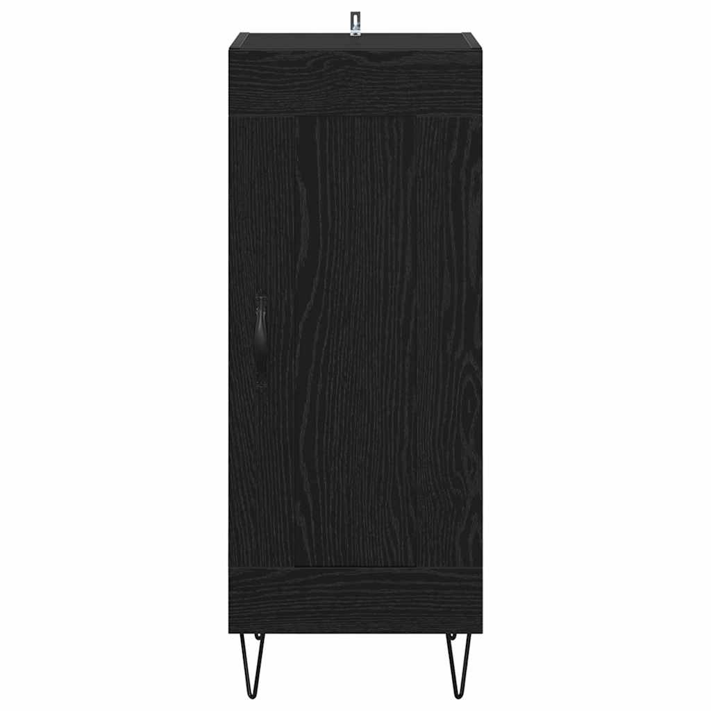 Credenza Rovere Nero 34,5 x 34 x 90 cm 881650