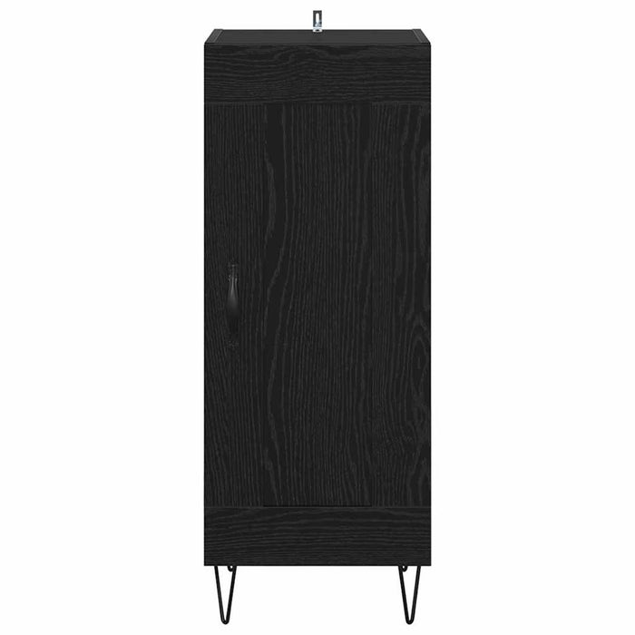 Credenza Rovere Nero 34,5 x 34 x 90 cm 881650