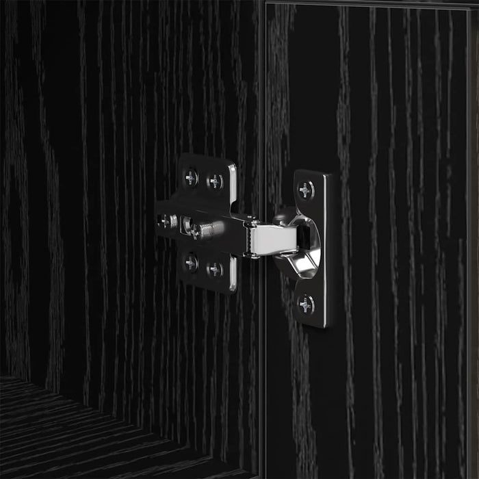 Credenza Rovere Nero 34,5 x 34 x 90 cm 881656