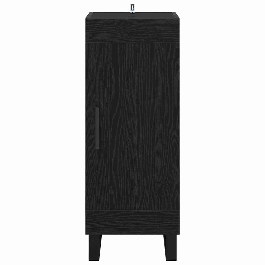 Credenza Rovere Nero 34,5 x 34 x 90 cm 881656