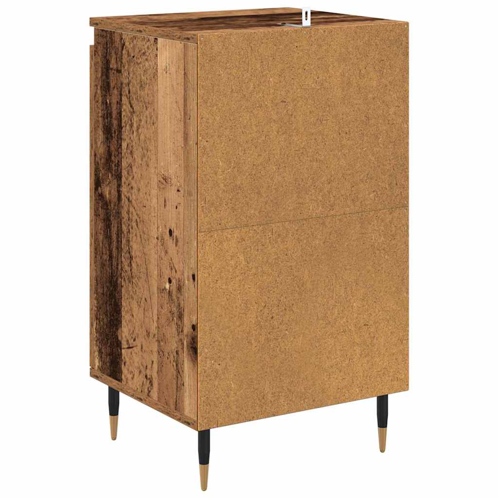 Credenza 2 pz-Set di 2 Buffet-Armadio da cucina Legno vecchio 40 x 35 x 70 cm