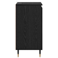 Credenza 2 pz-Set di 2 Buffet-Armadio da cucina Rovere Nero 40 x 35 x 70 cm