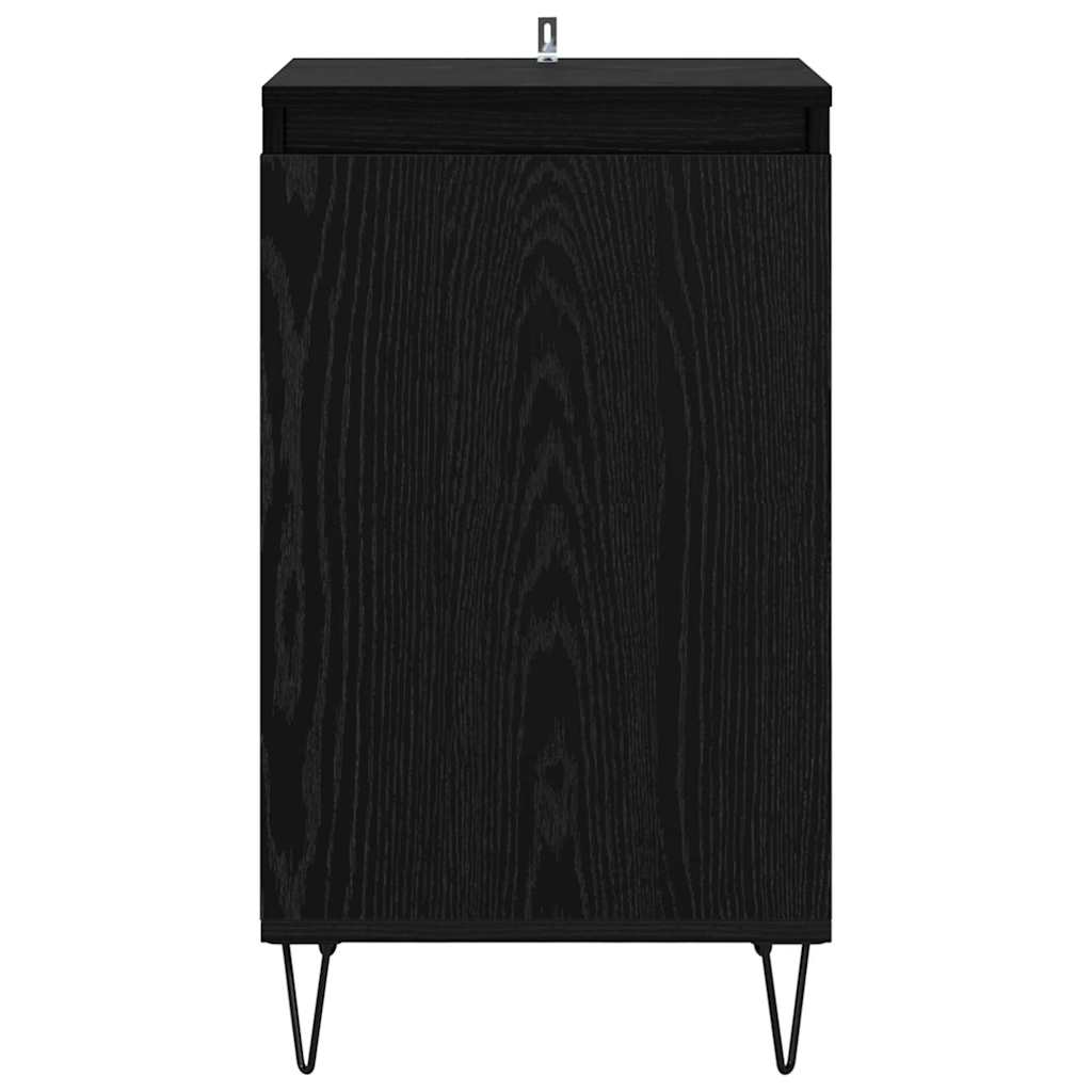 Credenza Rovere Nero 40 x 35 x 70 cm Legno multistrato 881686