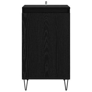 Credenza Rovere Nero 40 x 35 x 70 cm Legno multistrato 881686