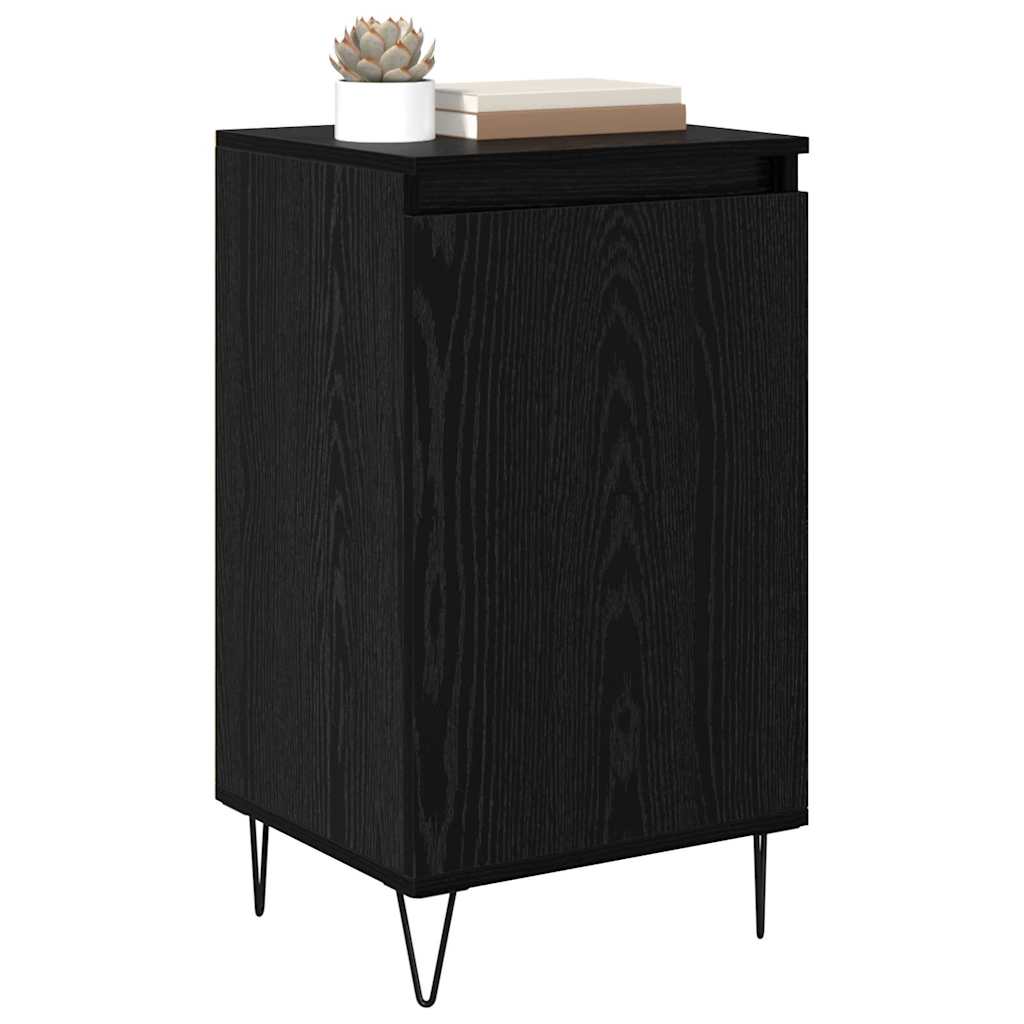 Credenza Rovere Nero 40 x 35 x 70 cm Legno multistrato 881686
