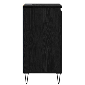 Credenza Rovere Nero 40 x 35 x 70 cm Legno multistrato 881686