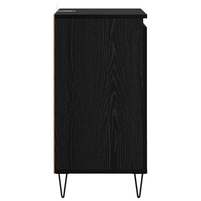 Credenza Rovere Nero 40 x 35 x 70 cm Legno multistrato 881686