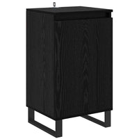 Credenza Rovere Nero 40 x 35 x 70 cm Legno multistrato 881689