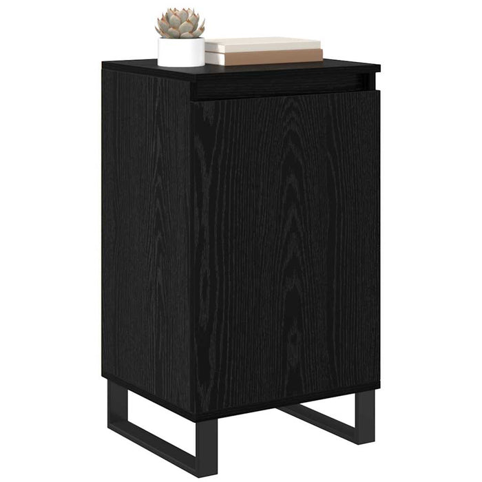 Credenza Rovere Nero 40 x 35 x 70 cm Legno multistrato 881689