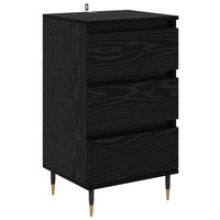 Credenza Rovere nero 35 x 40 x 70 cm Legno multistrato 881698
