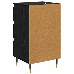 Credenza Rovere nero 35 x 40 x 70 cm Legno multistrato 881698