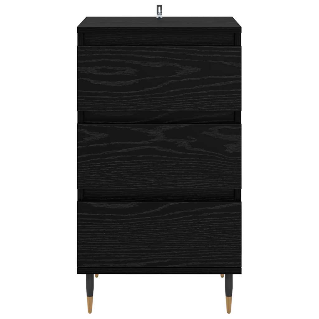 Credenza Rovere nero 35 x 40 x 70 cm Legno multistrato 881698