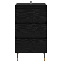 Credenza Rovere nero 35 x 40 x 70 cm Legno multistrato 881698