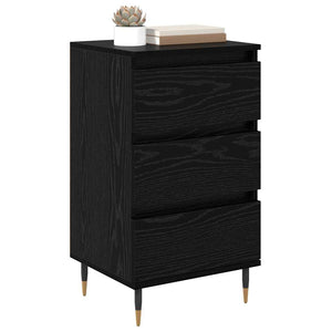 Credenza Rovere nero 35 x 40 x 70 cm Legno multistrato 881698