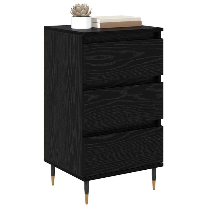 Credenza Rovere nero 35 x 40 x 70 cm Legno multistrato 881698