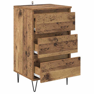 Credenza con cassetto Legno vecchio 40 x 35 x 70 cm 881705