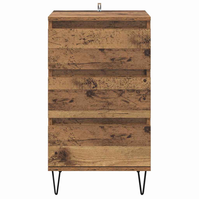 Credenza con cassetto Legno vecchio 40 x 35 x 70 cm 881705