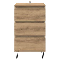 Credenza con cassetto Rovere artigianale 40 x 35 x 70 cm 881706