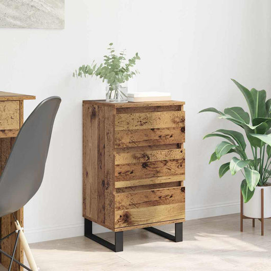 Credenza con Cassetto-Buffet-Armadio da cucina Legno vecchio Legno multistrato