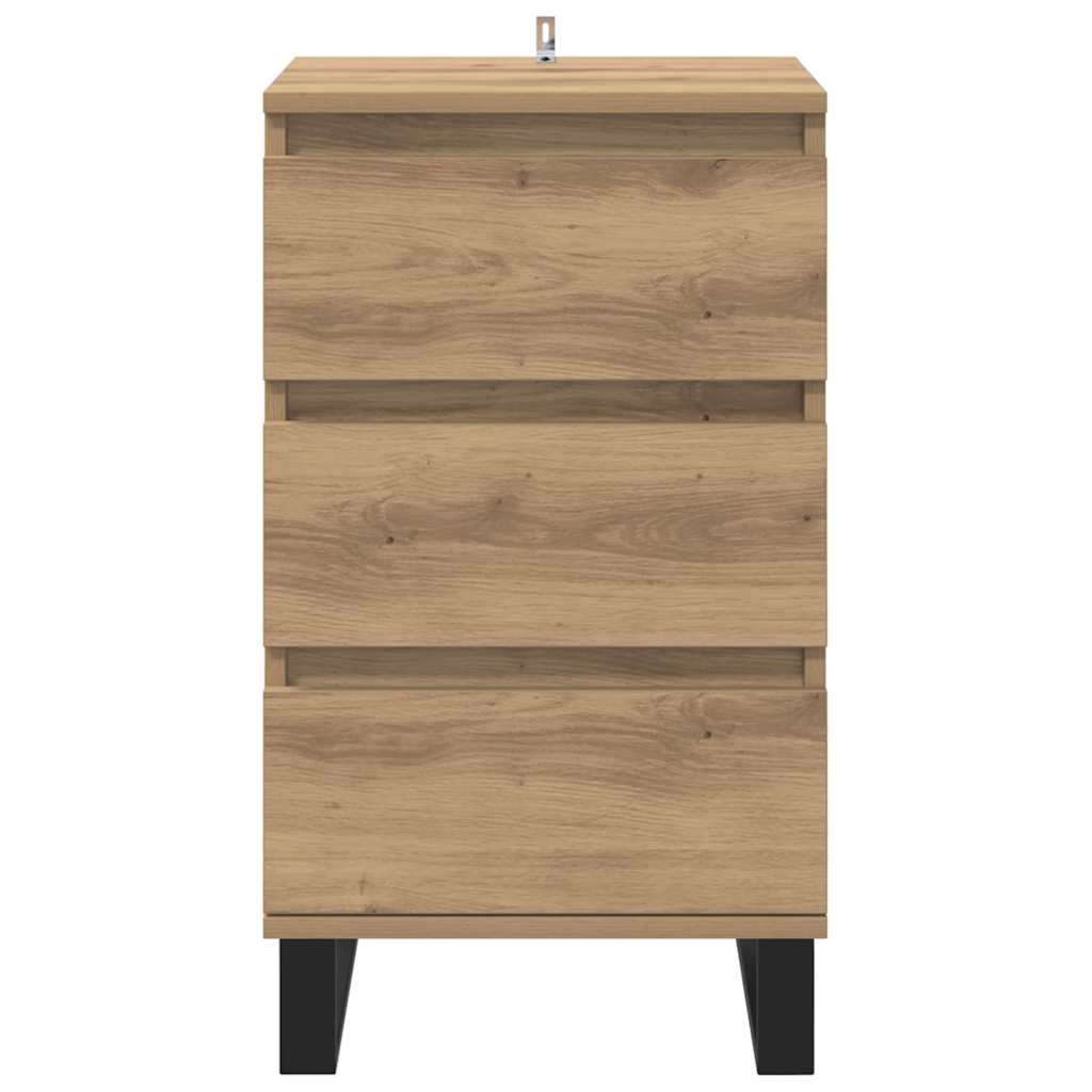 Credenza con cassetto rovere artigianale Legno multistrato 881715