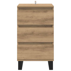 Credenza con cassetto rovere artigianale Legno multistrato 881715