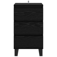 Credenza con cassetto Rovere nero Legno multistrato 881716