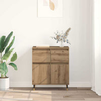 Credenza con cassetto Rovere artigianale 60 x 35 x 70 cm 881724