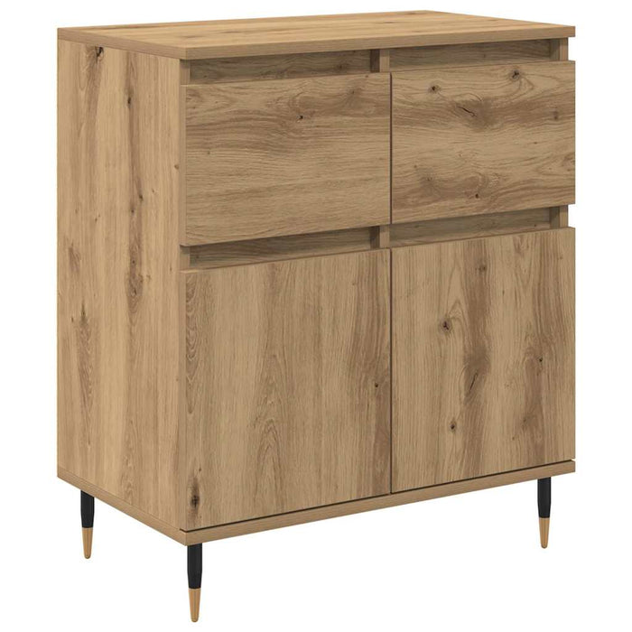 Credenza con cassetto Rovere artigianale 60 x 35 x 70 cm 881724
