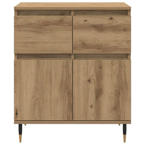 Credenza con cassetto Rovere artigianale 60 x 35 x 70 cm 881724