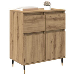Credenza con cassetto Rovere artigianale 60 x 35 x 70 cm 881724