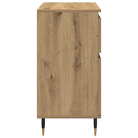 Credenza con cassetto Rovere artigianale 60 x 35 x 70 cm 881724