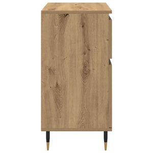Credenza con cassetto Rovere artigianale 60 x 35 x 70 cm 881724