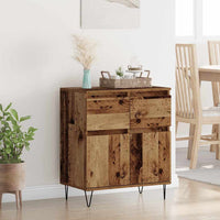 Credenza con cassetto Legno vecchio 60 x 35 x 70 cm 881732
