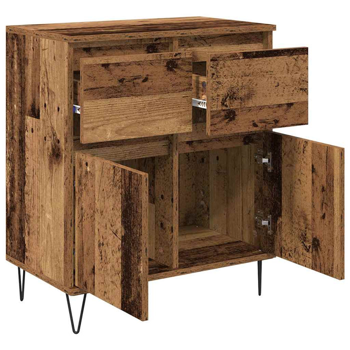 Credenza con cassetto Legno vecchio 60 x 35 x 70 cm 881732