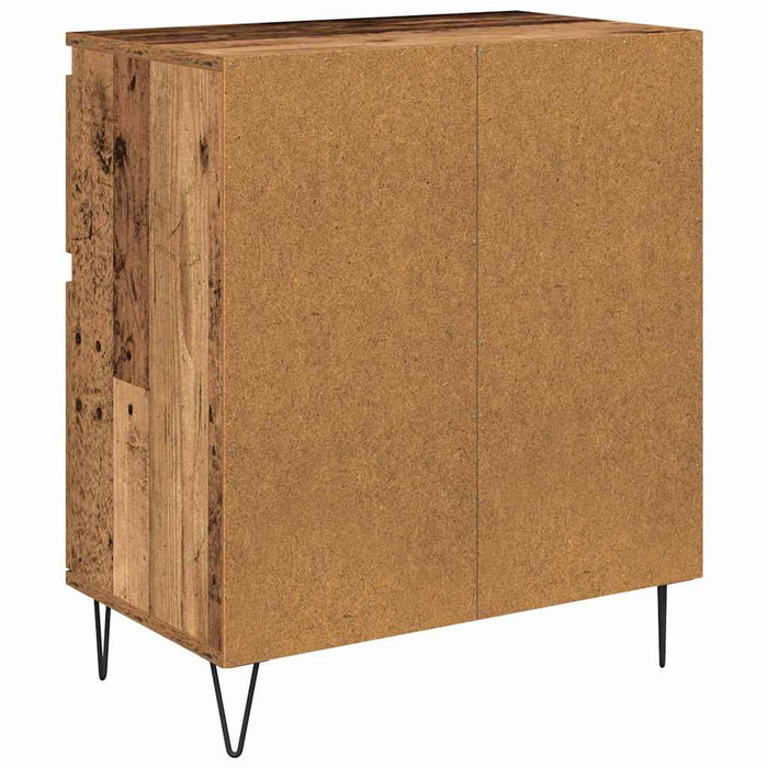 Credenza con Cassetto-Buffet-Armadio da cucina Legno vecchio 60 x 35 x 70 cm 717444
