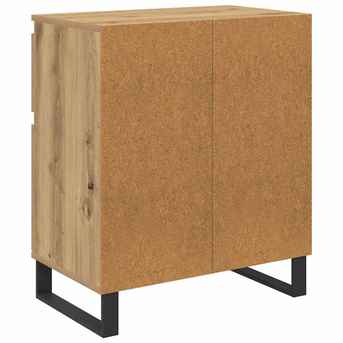 Credenza con Cassetto-Buffet-Armadio da cucina Rovere artigianale 60 x 35 x 70 cm 706077