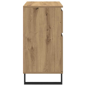 Credenza con Cassetto-Buffet-Armadio da cucina Rovere artigianale 60 x 35 x 70 cm 706077