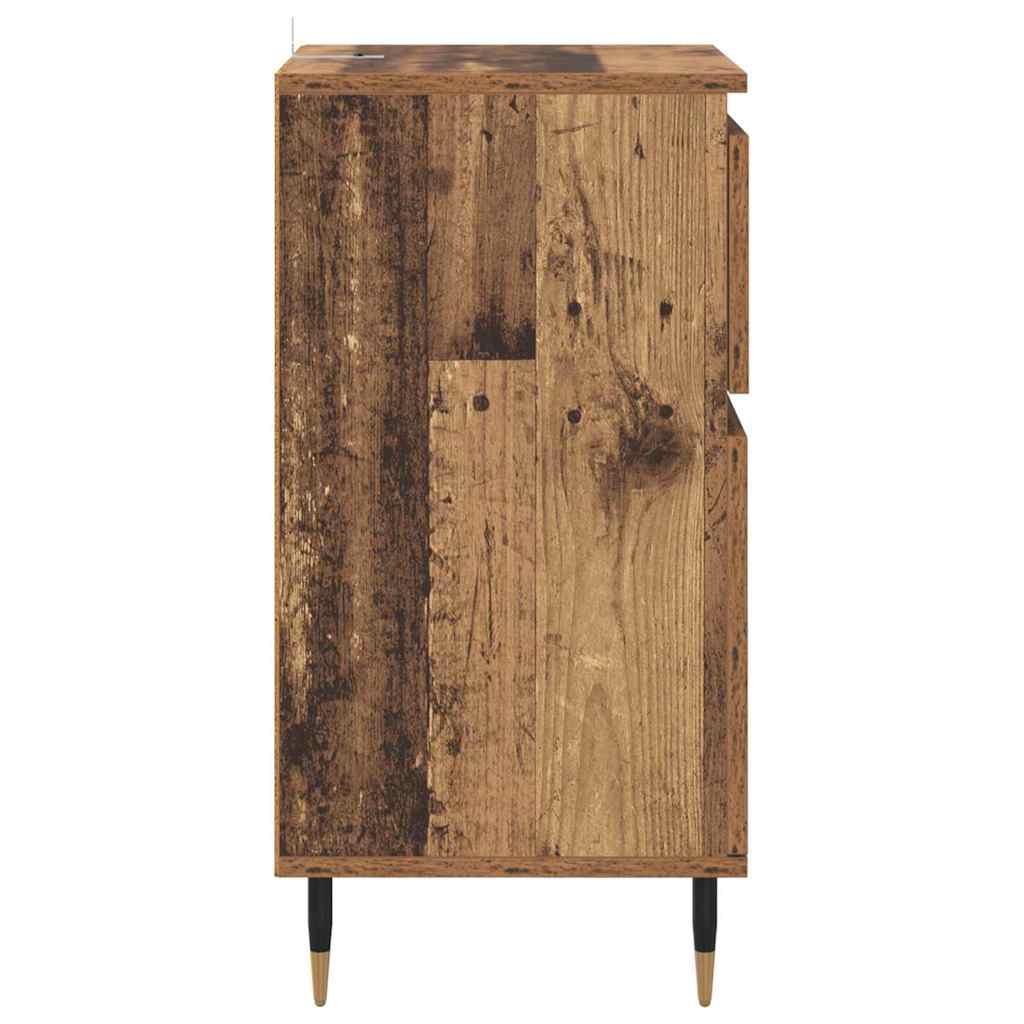 Credenza con cassetto Legno vecchio 40 x 35 x 70 cm 881750