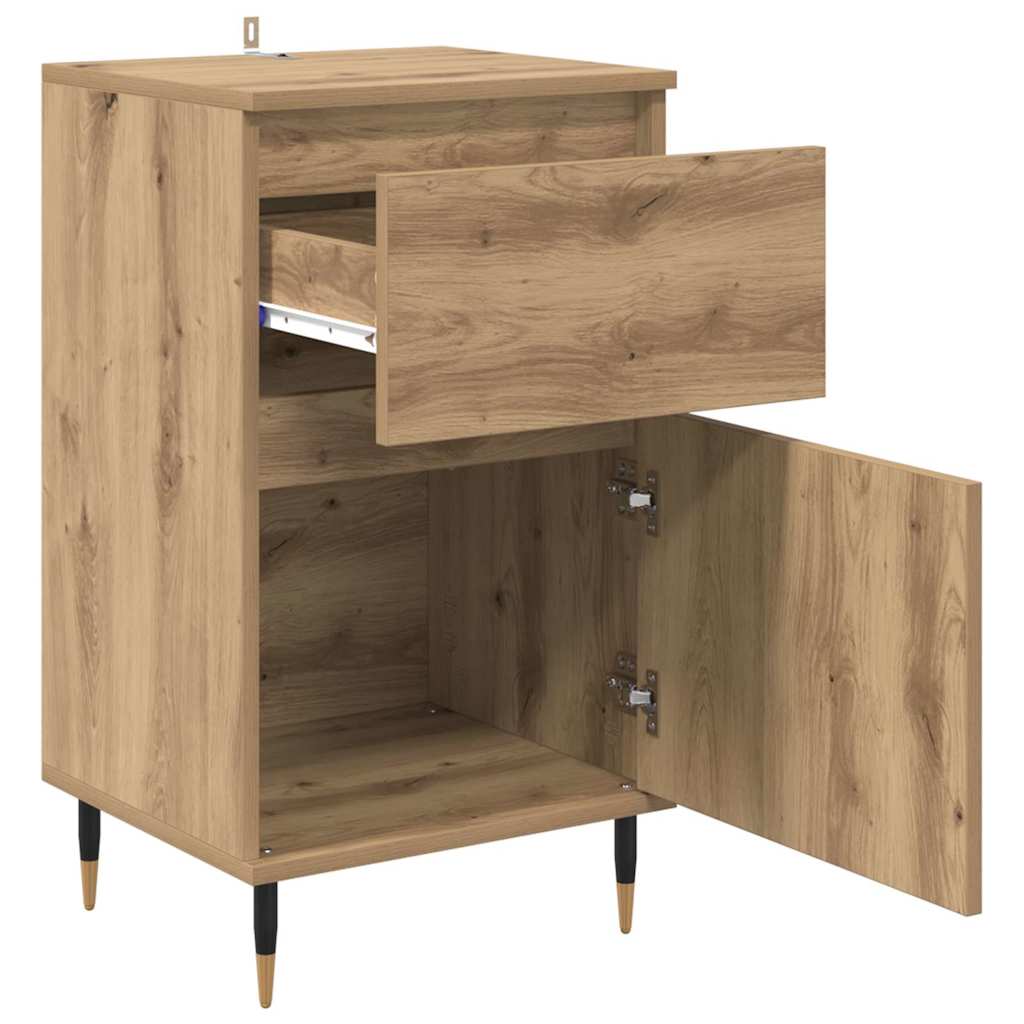 Credenza con cassetto Rovere artigianale 40 x 35 x 70 cm 881751