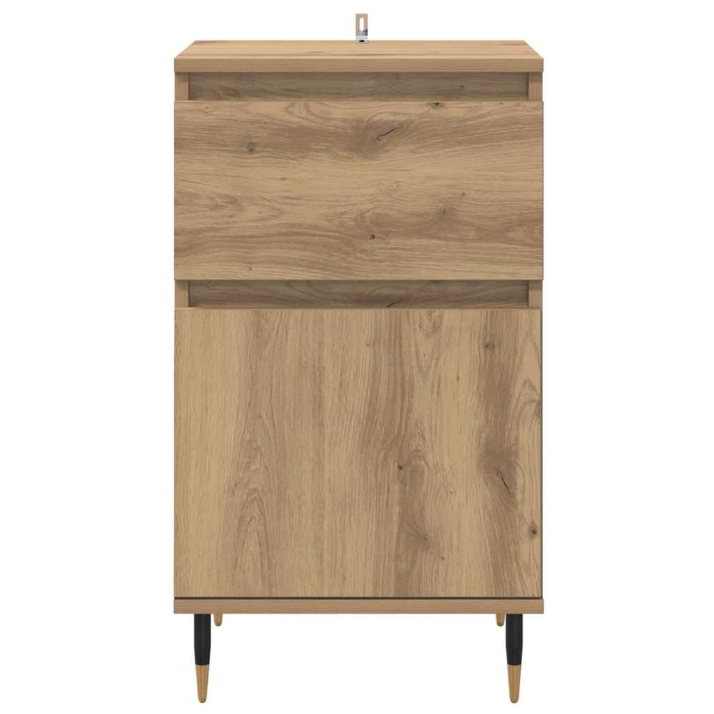 Credenza con cassetto Rovere artigianale 40 x 35 x 70 cm 881751