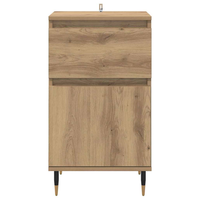 Credenza con cassetto Rovere artigianale 40 x 35 x 70 cm 881751
