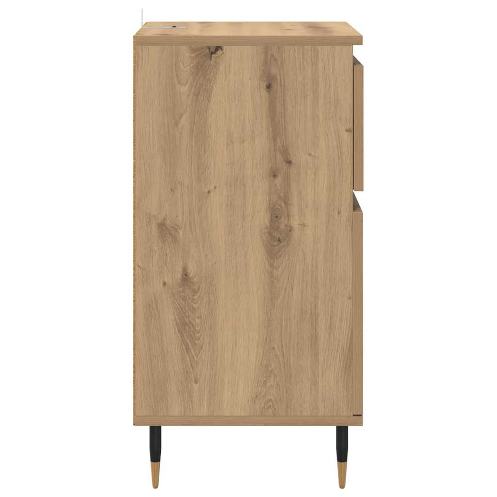 Credenza con cassetto Rovere artigianale 40 x 35 x 70 cm 881751