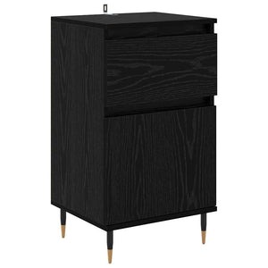 Credenza con Cassetto-Buffet-Armadio da cucina Rovere Nero 40 x 35 x 70 cm 855771