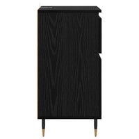 Credenza con Cassetto-Buffet-Armadio da cucina Rovere Nero 40 x 35 x 70 cm 855771