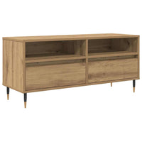 Mobile TV con cassetto-Credenza TV-Console TV Rovere artigianale 100 x 34,5 x 44,5 cm 809369